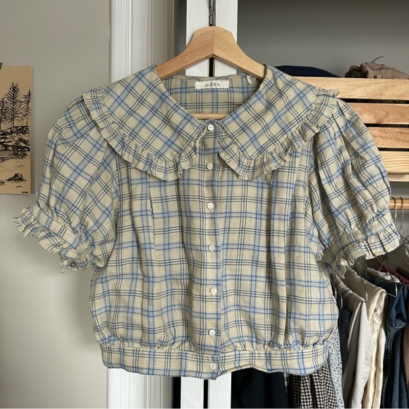 doen sparrow ramie blouse - Picture 1 of 8